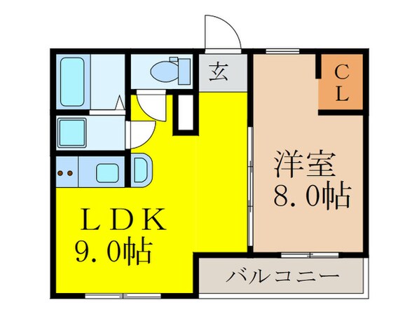 ベストレジデンス東三国の物件間取画像